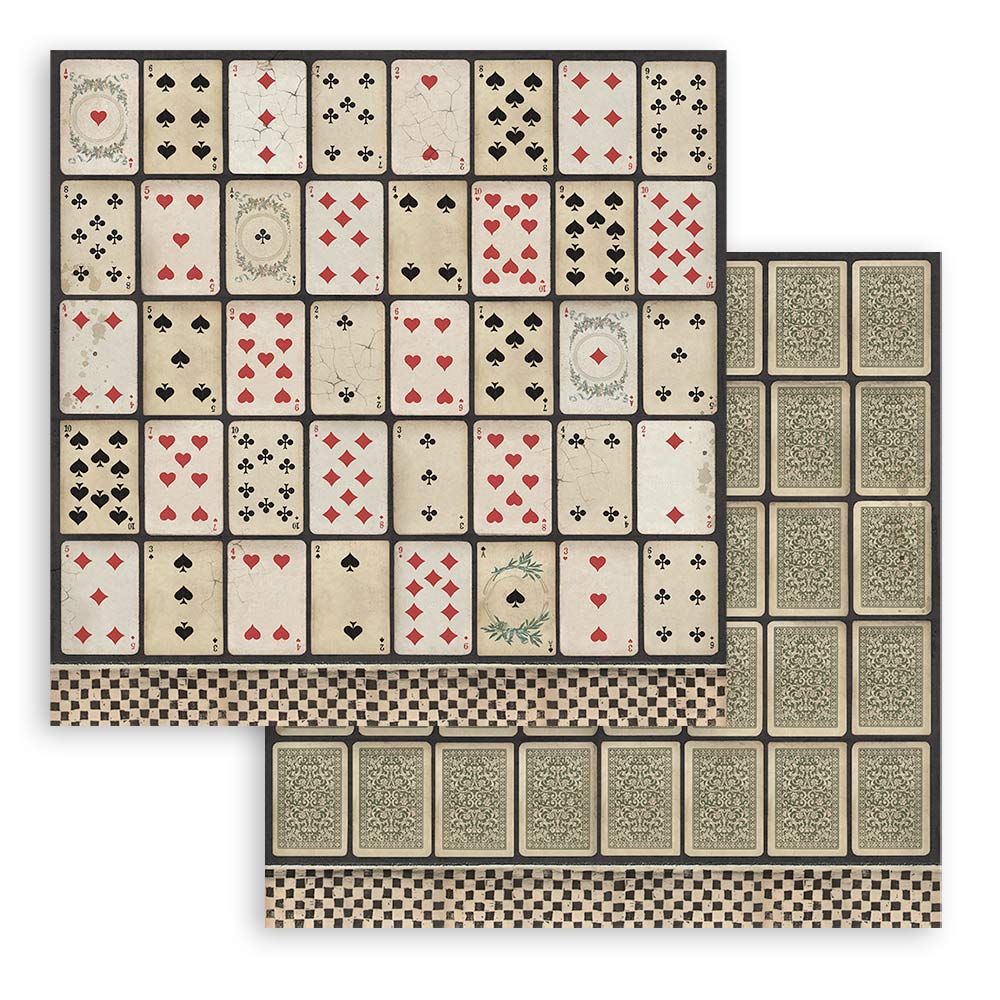 Alice In Wonderland - Stamperia Double-Sided Paper Pad 8"X8" 10/Pkg