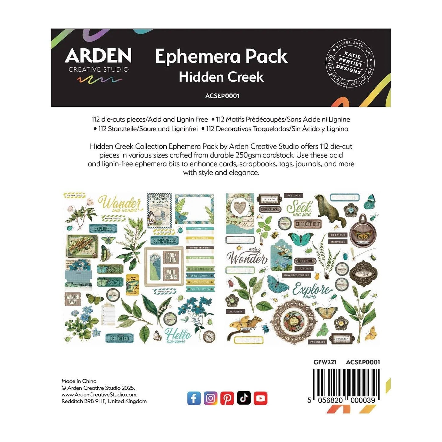 Hidden Creek Ephemera Pack