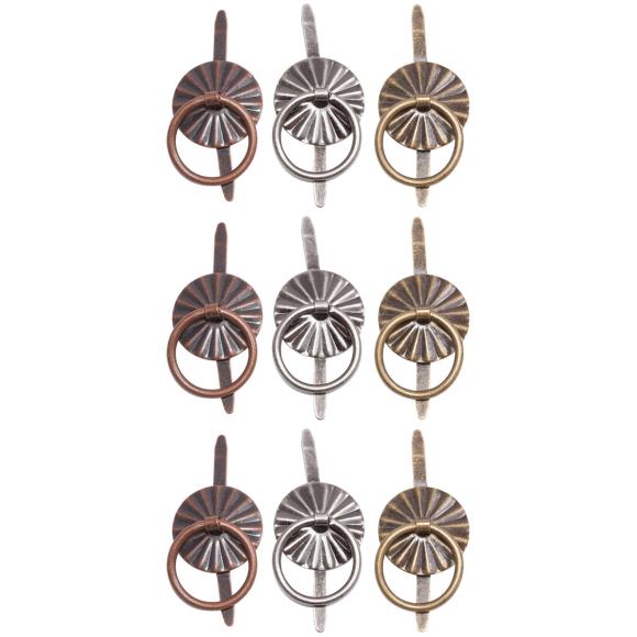 Idea-Ology Metal Ring with Brad Fastener set