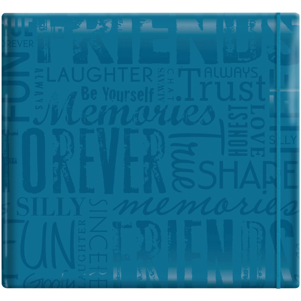 Friends - Teal Gloss Post Bound Album 12"X12"