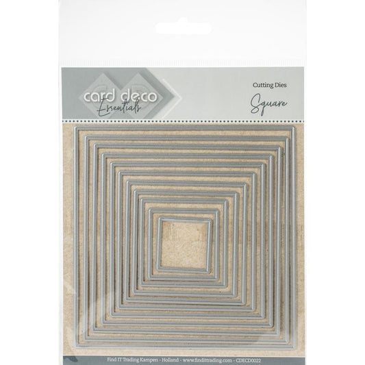 Card Deco Essentials Nesting Dies - Square