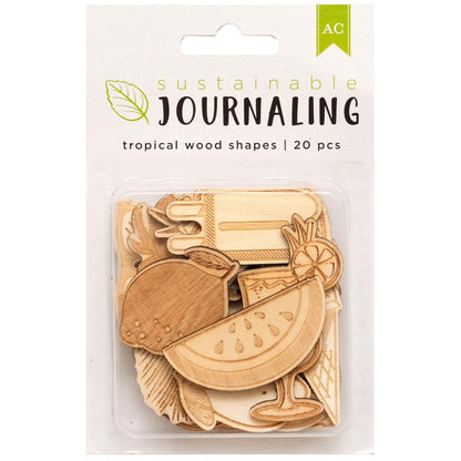 Tropical - Sustainable Journaling Wood Shapes