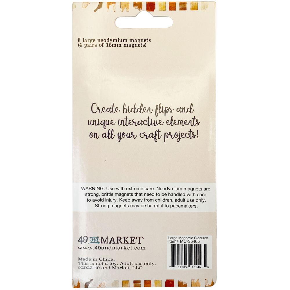 49 And Market Foundations Magnetic Closures - Large