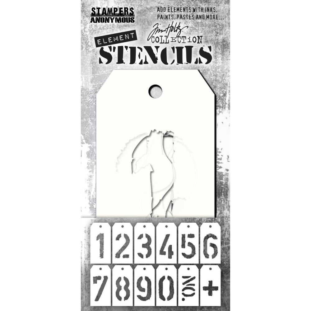 Tim Holtz Element Stencils - 12PK - Freight