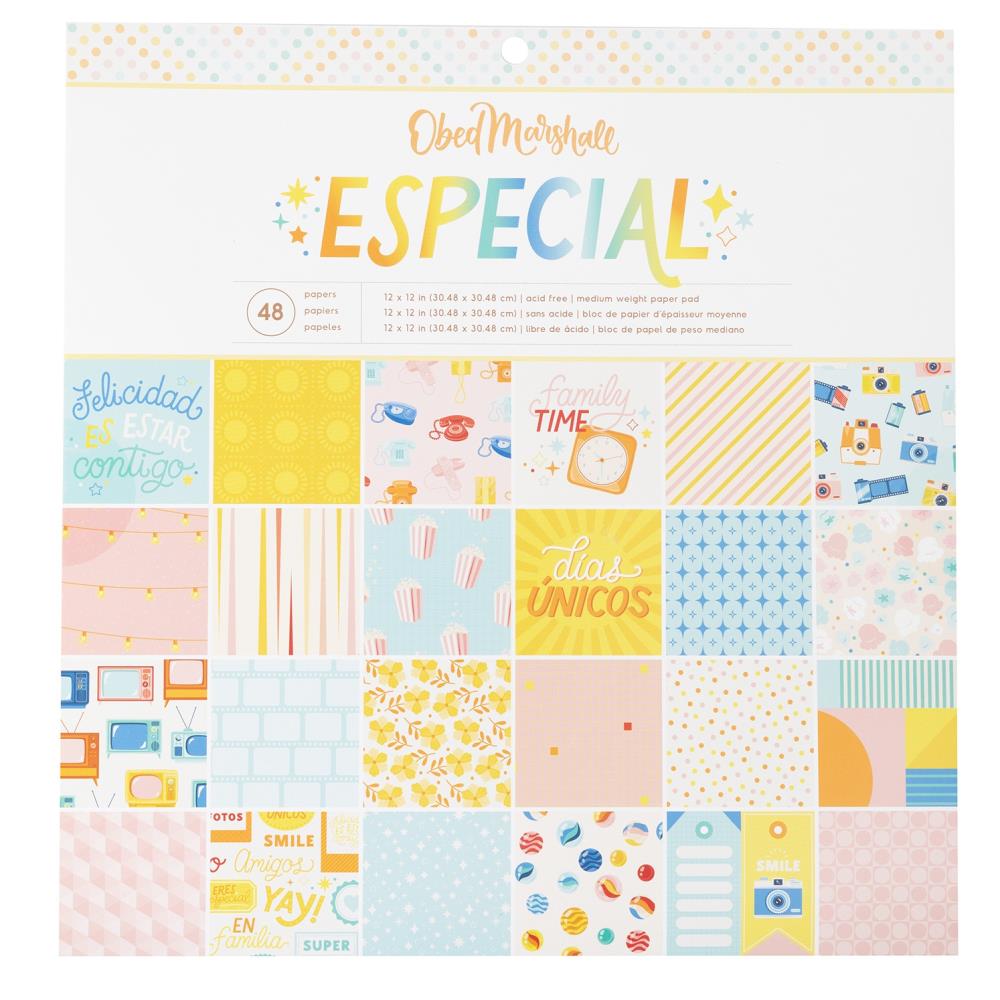 Especial - Single-Sided Paper Pad 12"X12"