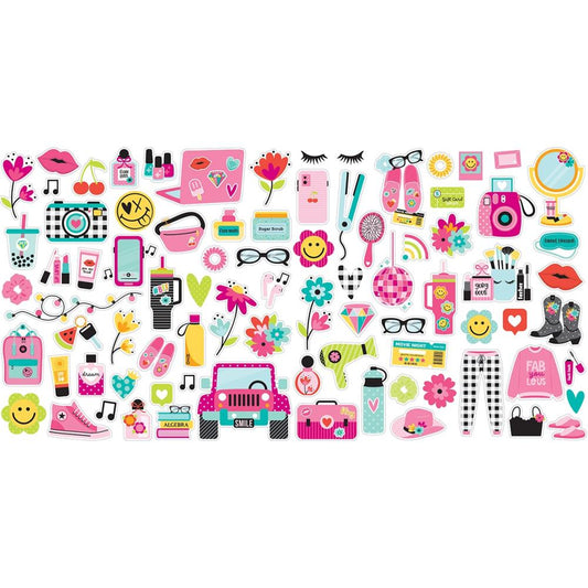 Bella Blvd Cardstock Ephemera Icons - Caitlyn