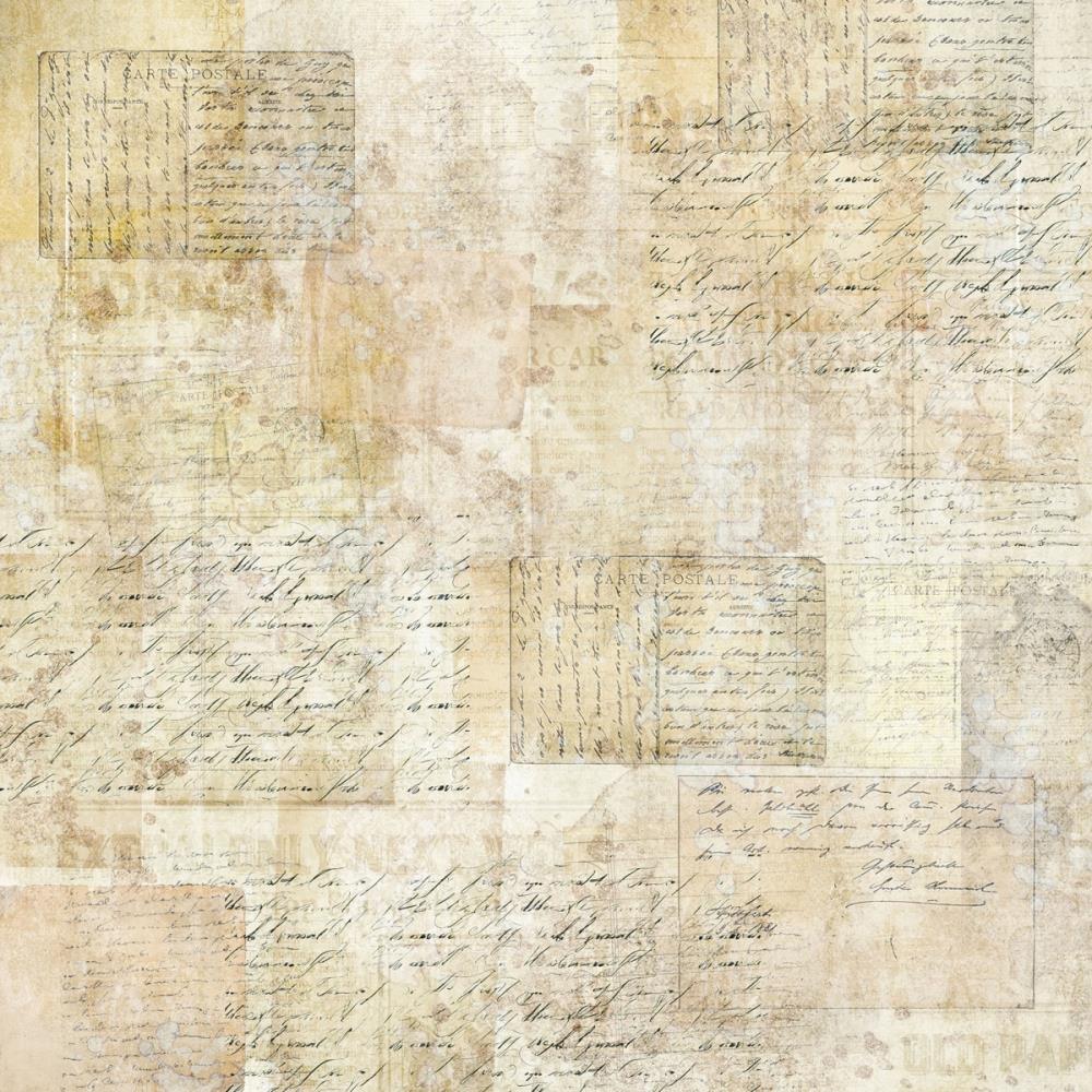 Vintage Scrapbook Paper Pad 12"X12"