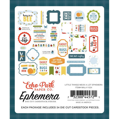 0002273004 Echo Park Little Things Mean a Lot Ephemera