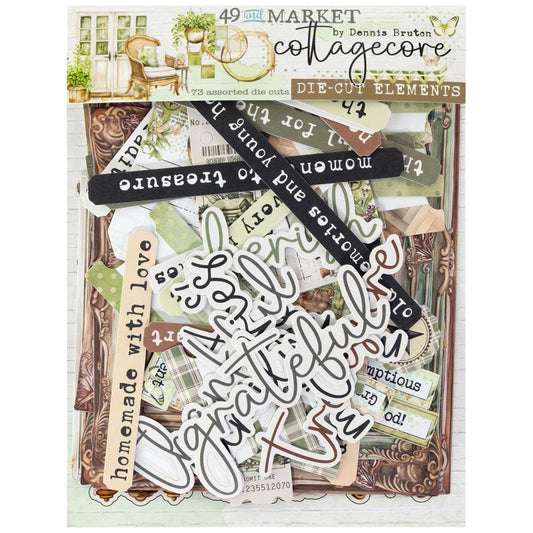 49 and Market Cottagecore Die-Cuts Elements