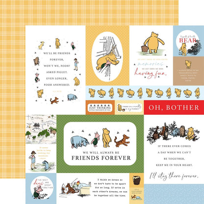 The House at Pooh Corner Collection Paper Pack 12"X12"