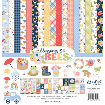 Echo Park Blossoms And Bees Collection Kit 12"X12"