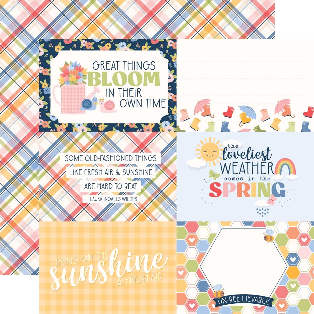 Blossoms And Bees Collection Paper Pack 12"X12"