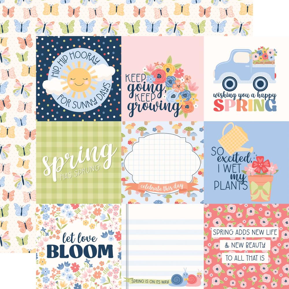 Blossoms And Bees Collection Paper Pack 12"X12"