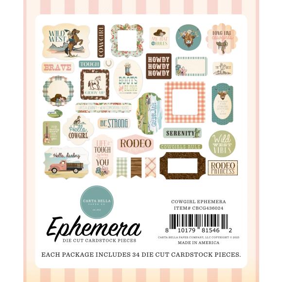 Cowgirl Ephemera - Icons