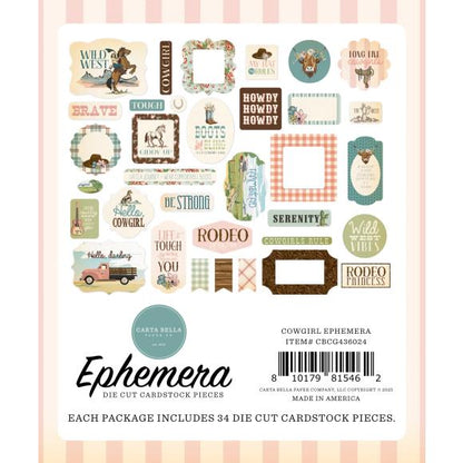 Cowgirl Ephemera - Icons