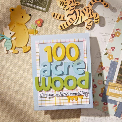 Spellbinders Etched Dies From Say Cheese Classic Pooh Collection - Pooh's Alphabet, Numbers & More
