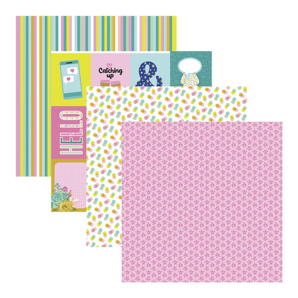 Spellbinders 12"X12" Printed Paper Pack by Kelly Bangs - Just Sayin'