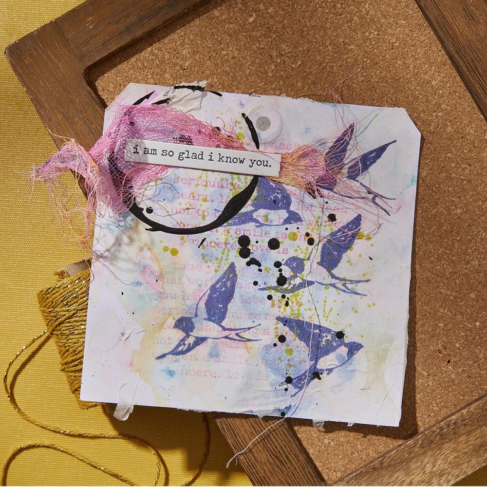 Spellbinders BetterPress Plates & Die Set By Dina Wakley - Holding Your Heart Sentiments
