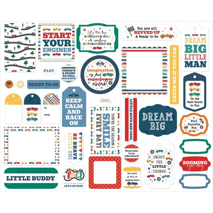 Vroom! Ephemera - Frames & Tags