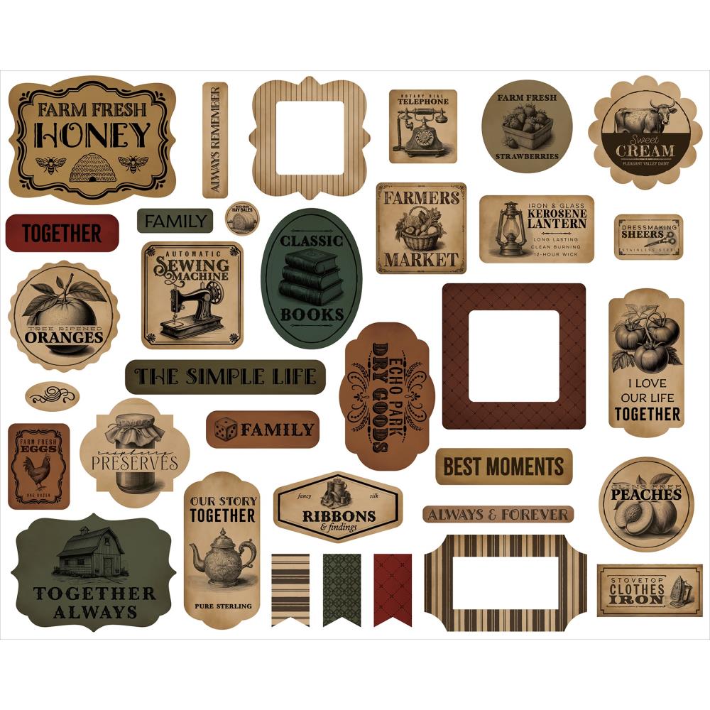 Vintage Market Ephemera - Icons