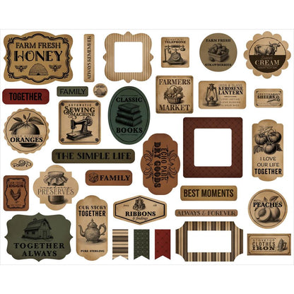 Vintage Market Ephemera - Icons