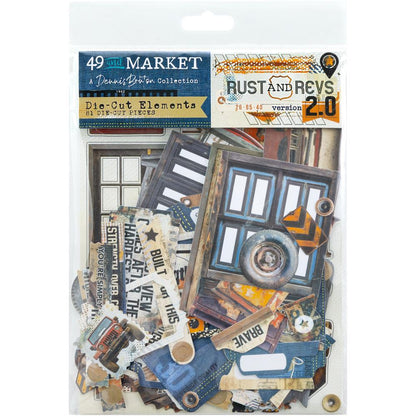 Rust and Revs 2.0 Die-Cut Elements by Dennis Bruton