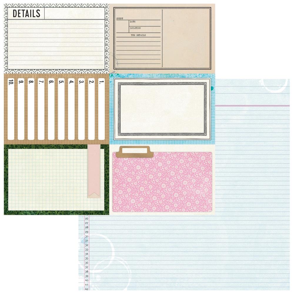 The Flower Emporium 12x12 "Starters" Paper Pack By Vicki Boutin