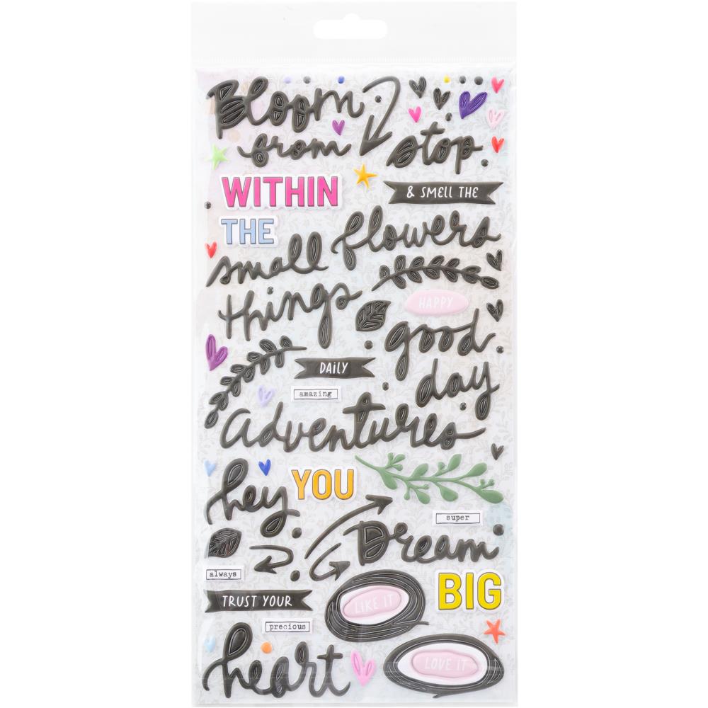 The Flower Emporium Puffy Stickers By Vicki Boutin