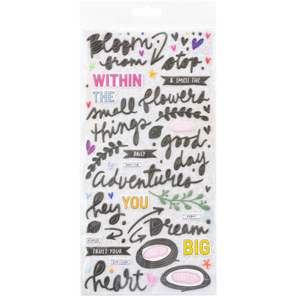 The Flower Emporium Puffy Stickers By Vicki Boutin