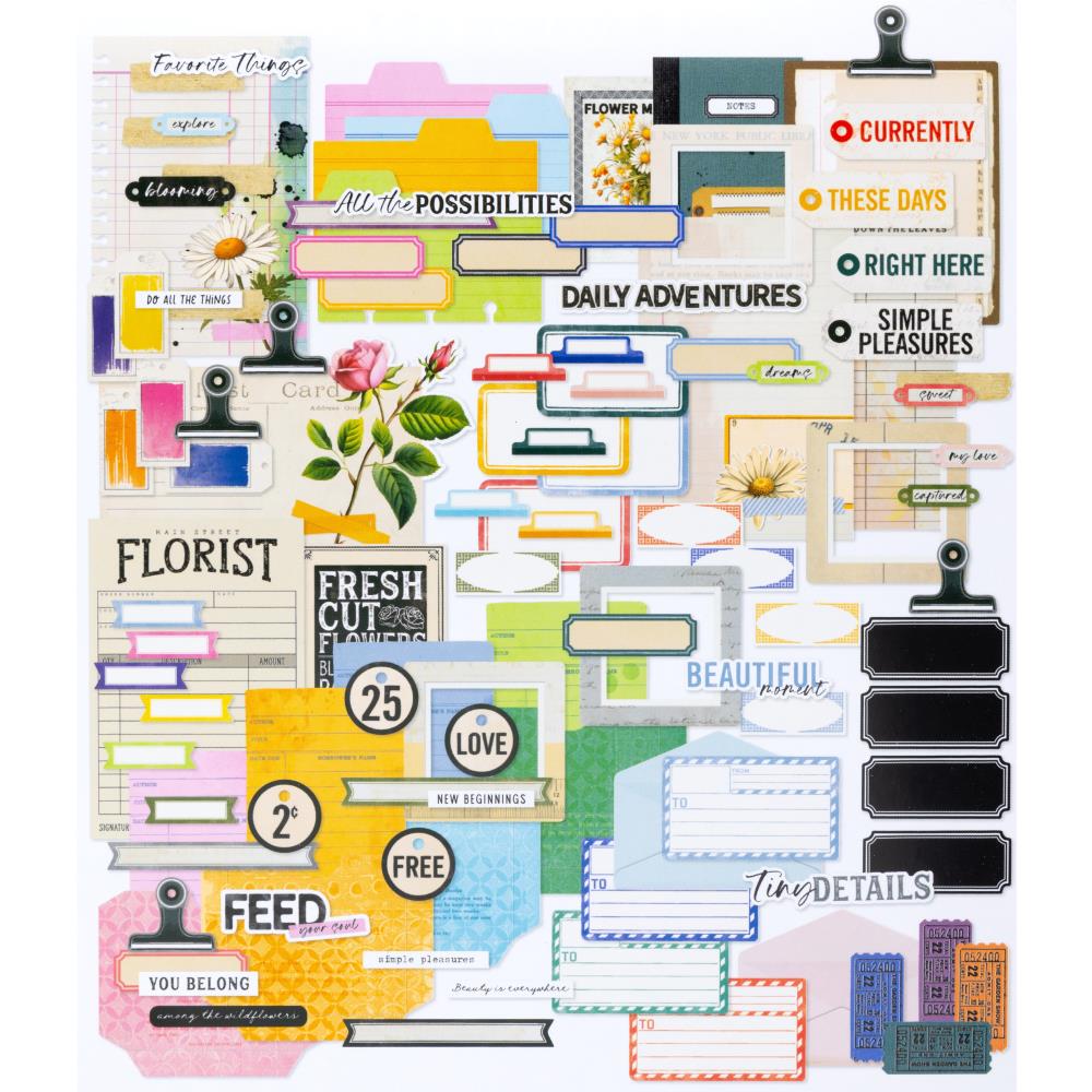 The Flower Emporium Journaling Ephemera Bits By Vicki Boutin