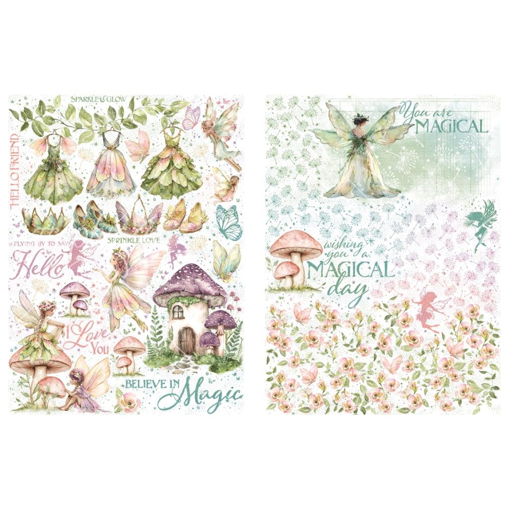 Graphic 45 Rub-On Transfers - Fairy Boutique