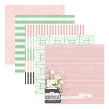 Spellbinders Designer Paper Pack 12"X12" From Rosie's Studio - Hello It's Me