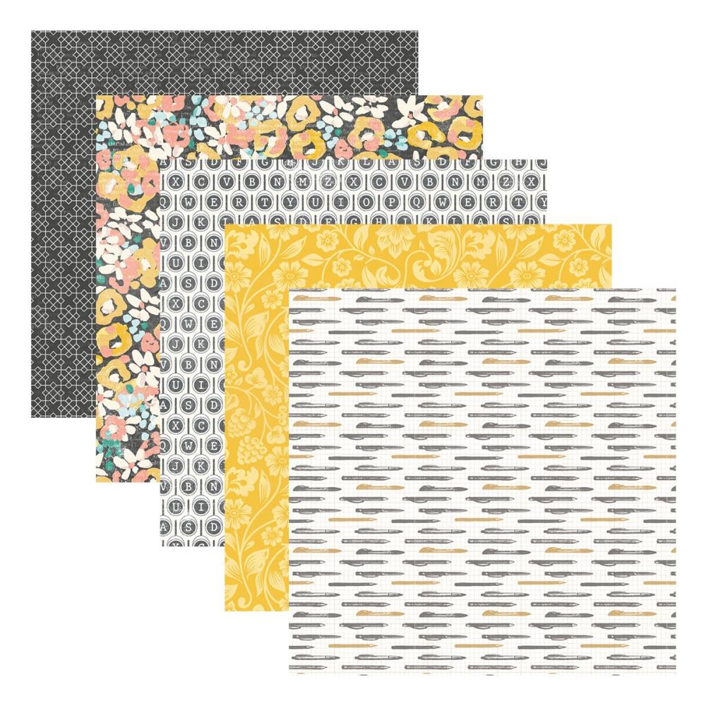 Spellbinders Designer Paper Pack 12"X12" From Rosie's Studio - Hello It's Me