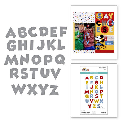 Spellbinders Etched Dies From Say Cheese Classic Mouse - Classic Mouse Alphabet