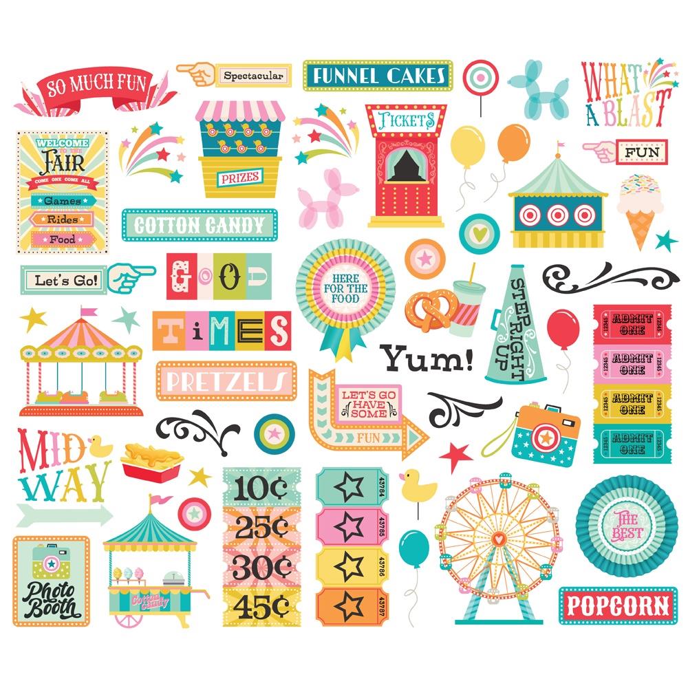 Simple Stories Bits & Pieces Die-Cuts - Fun Times