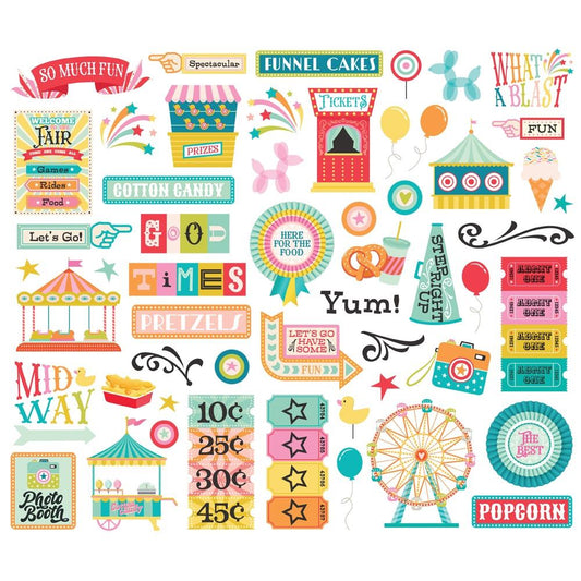 Simple Stories Bits & Pieces Die-Cuts - Fun Times