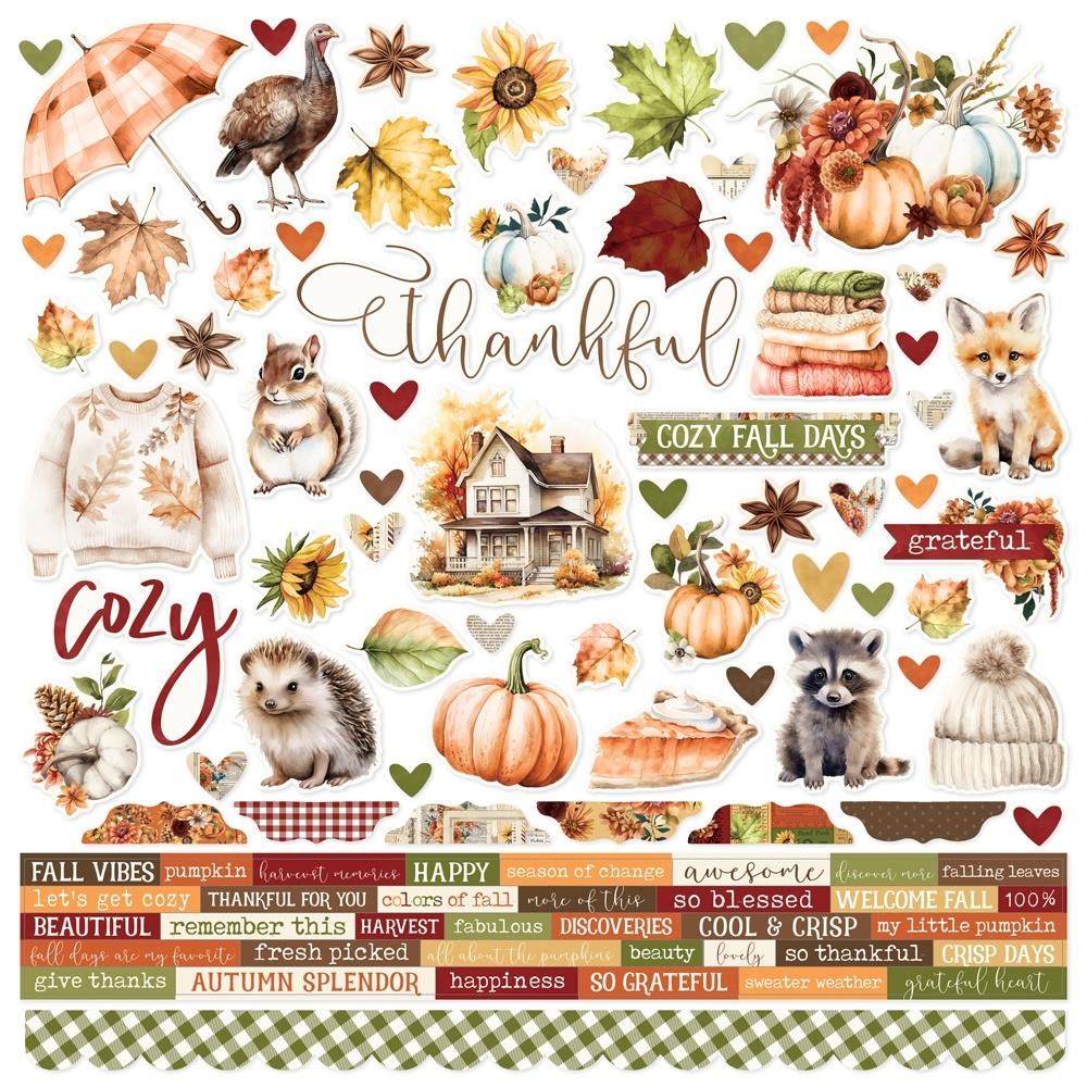 Simple Stories Collection Kit 12"X12" - Simple Vintage Autumn Breeze
