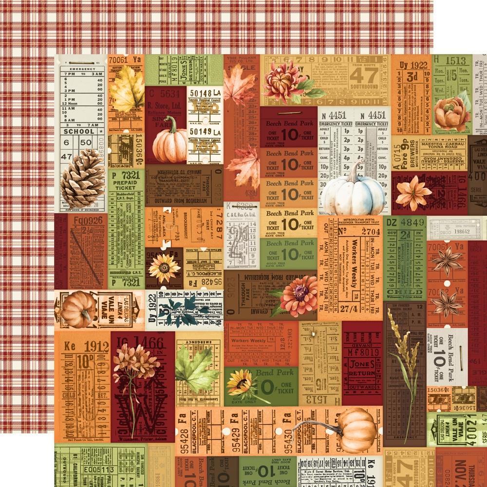 Simple Stories Collection Kit 12"X12" - Simple Vintage Autumn Breeze