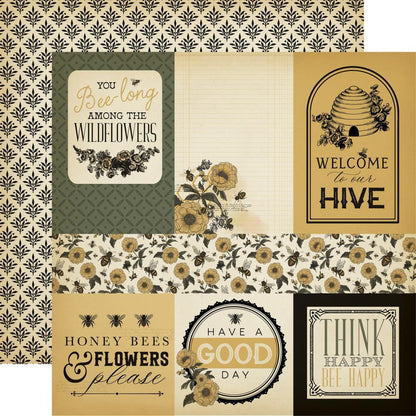 Honey Bee Collection Paper Pack 12"X12"