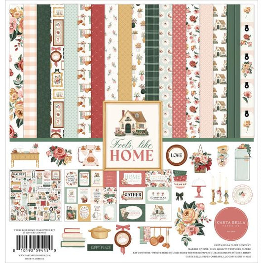 Feels Like Home Collection Paper Pack 12"X12"