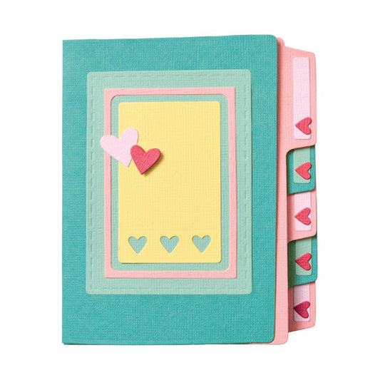 Sizzix Thinlits Die Set 15Pk, Snap and Swap File Folders by 49 and Market