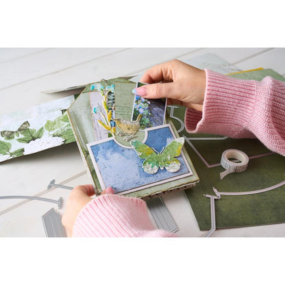Sizzix Thinlits Die Set 10Pk, Snap and Swap Pockets by 49 and Market