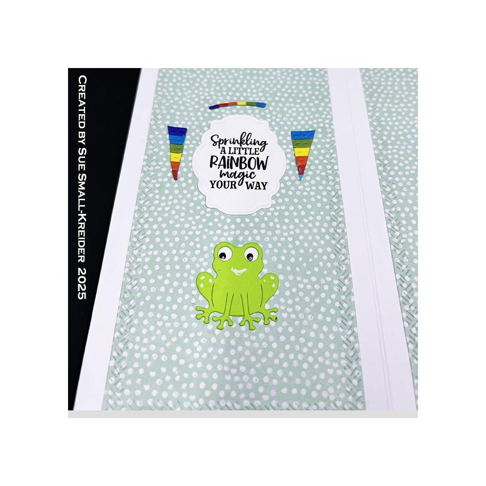 Karen Burniston Clear Stamps - Rainbow Greetings