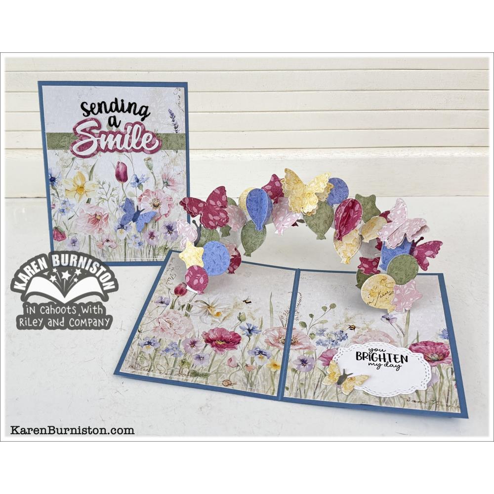 Karen Burniston Clear Stamps - Rainbow Greetings