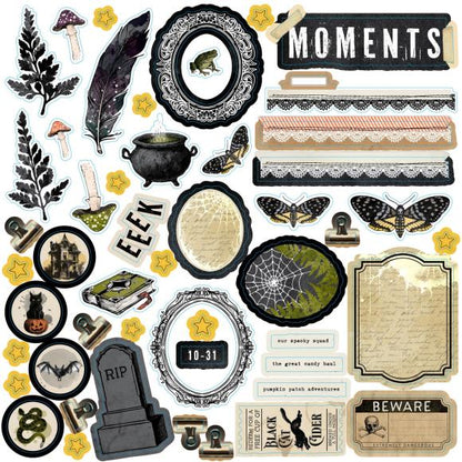 Curiosities In Willow Grove 12x12 Halloween Assortment Pack By Vicki Boutin