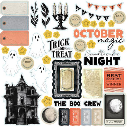 Curiosities In Willow Grove 12x12 Halloween Assortment Pack By Vicki Boutin