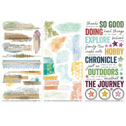 Curiosities In Willow Grove Blendable Rub-On Transfer Set by Vicki Boutin