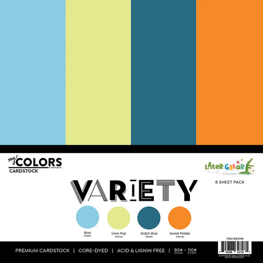 Later Gator - Cardstock Variety Pack - 8 sheets