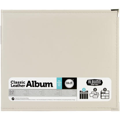 Classic Leather D-Ring Album 12"X12"