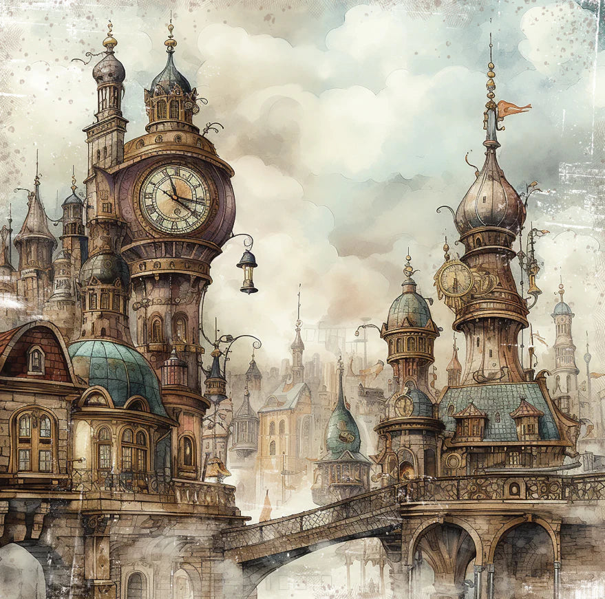 Steampunk Town - Mini Collection Paper Pack